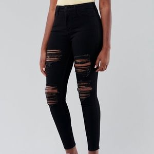 High Rise Crop, Super Skinny Jegging sz24